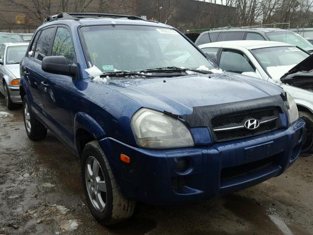 KM8JM12B65U191271 - 2005 HYUNDAI TUCSON GL BLUE photo 1