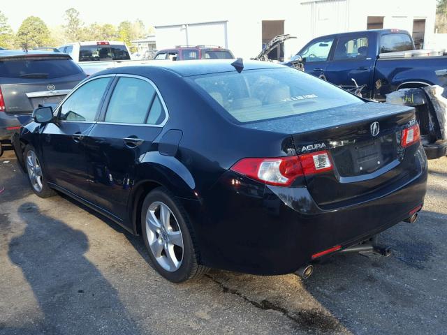 JH4CU2F66AC041319 - 2010 ACURA TSX BLACK photo 3