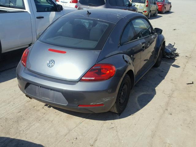 3VWFP7ATXCM644949 - 2012 VOLKSWAGEN BEETLE GRAY photo 4