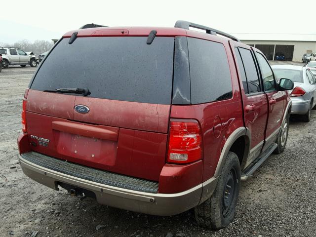 1FMZU64K04UB78916 - 2004 FORD EXPLORER E RED photo 4