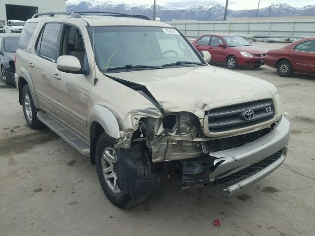 5TDZT34A94S229041 - 2004 TOYOTA SEQUOIA SR GOLD photo 1