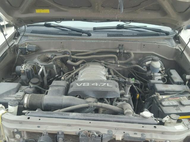 5TDZT34A94S229041 - 2004 TOYOTA SEQUOIA SR GOLD photo 7