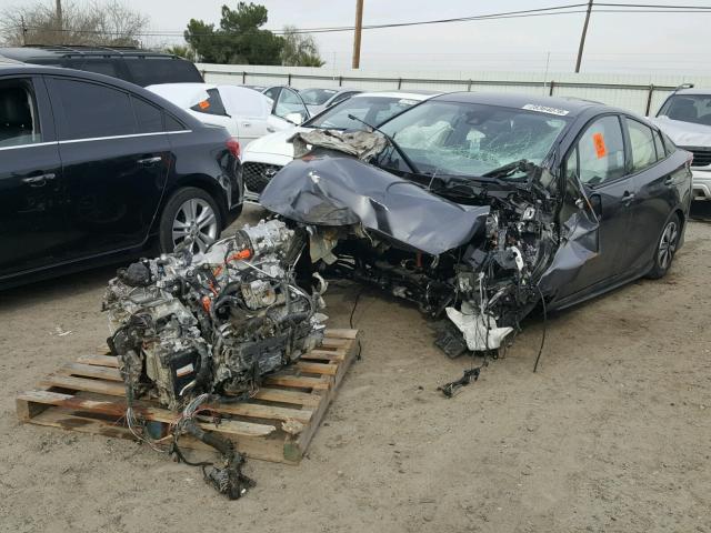 JTDKARFPXH3043348 - 2017 TOYOTA PRIUS PRIM გრაფიტი ფოტო 2