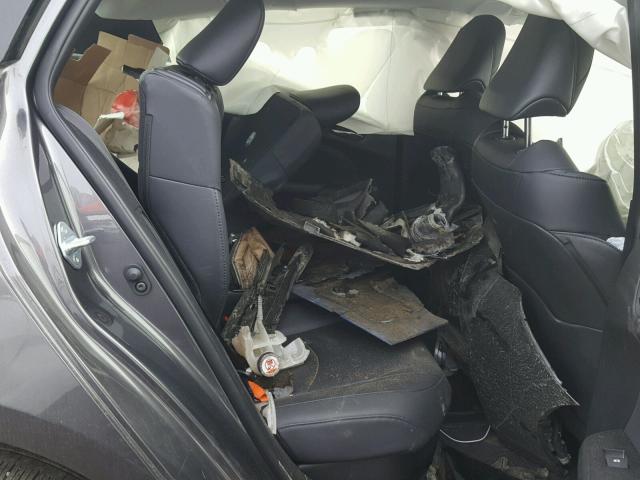 JTDKARFPXH3043348 - 2017 TOYOTA PRIUS PRIM გრაფიტი ფოტო 6