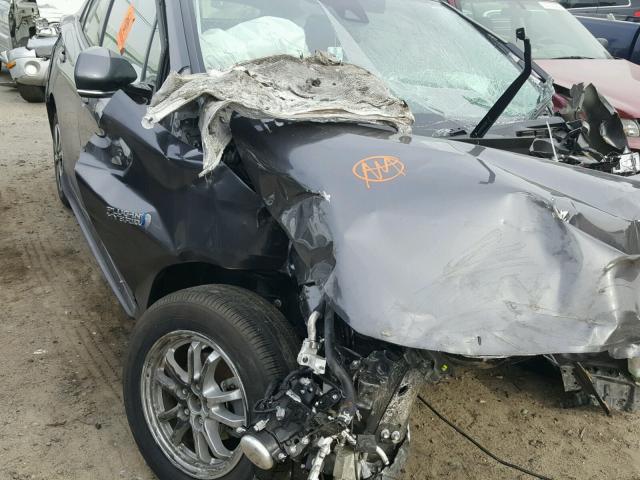 JTDKARFPXH3043348 - 2017 TOYOTA PRIUS PRIM გრაფიტი ფოტო 9