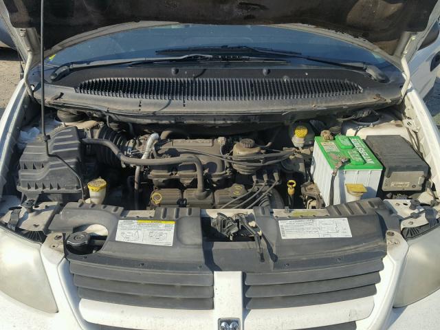 1D4GP24RX5B396533 - 2005 DODGE GRAND CARA WHITE photo 7