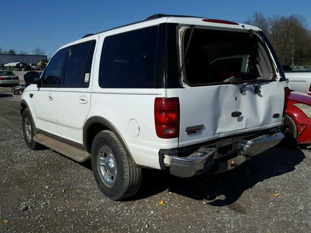 1FMRU17W82LA39427 - 2002 FORD EXPEDITION WHITE photo 3