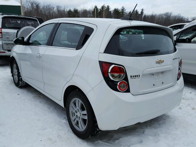 1G1JC6SH4F4143447 - 2015 CHEVROLET SONIC LT WHITE photo 3