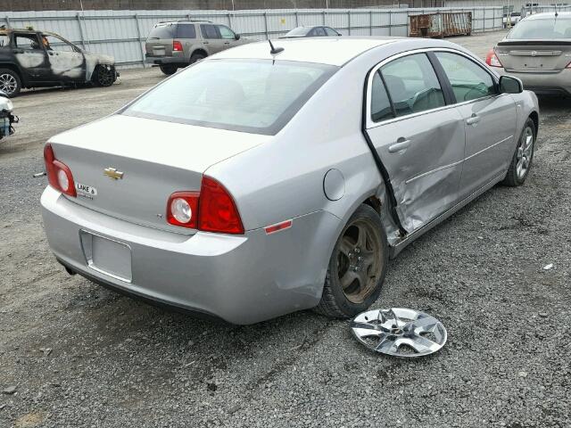 1G1ZH57B88F202171 - 2008 CHEVROLET MALIBU 1LT BEIGE photo 4