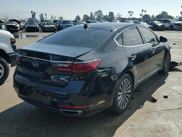 KNALB4J10H5036790 - 2017 KIA CADENZA PR BLACK photo 4