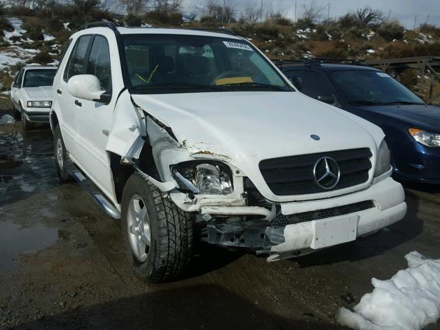 4JGAB54E61A288714 - 2001 MERCEDES-BENZ ML 320 WHITE photo 1