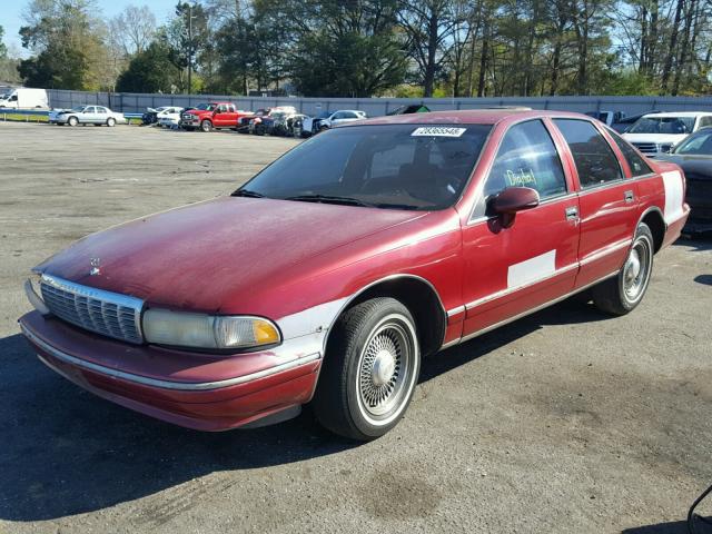 1G1BL52W4RR127995 - 1994 CHEVROLET CAPRICE CL MAROON photo 2