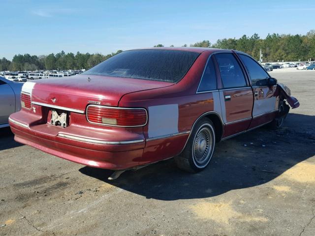 1G1BL52W4RR127995 - 1994 CHEVROLET CAPRICE CL 栗色 照片 4