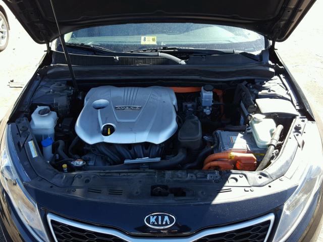 KNAGM4AD5C5011236 - 2012 KIA OPTIMA HYB BLACK photo 7