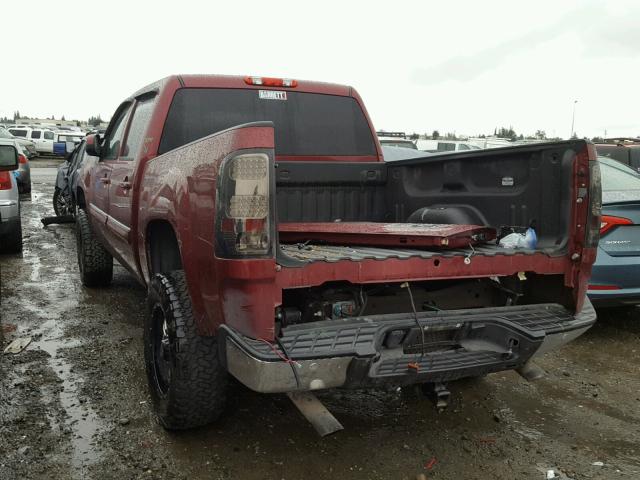 3GTP2WE76DG155655 - 2013 GMC SIERRA K15 BURGUNDY photo 3