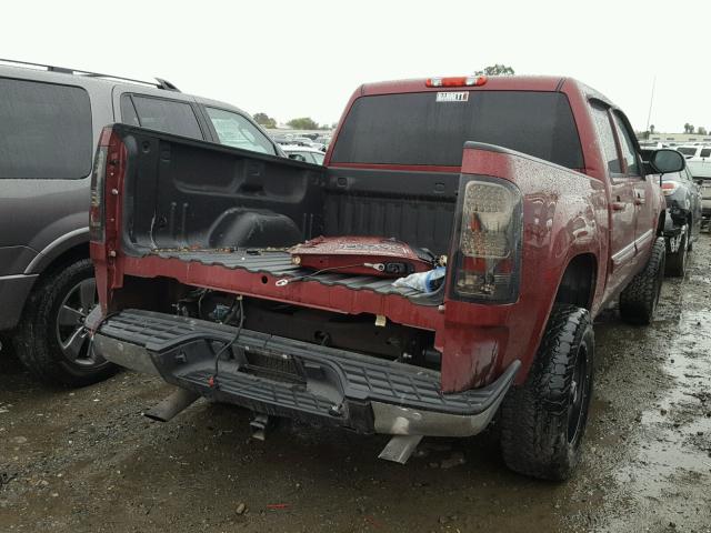 3GTP2WE76DG155655 - 2013 GMC SIERRA K15 BURGUNDY photo 4