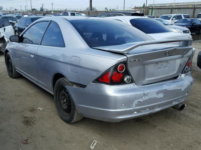 1HGEM22971L116900 - 2001 HONDA CIVIC SI SILVER photo 3