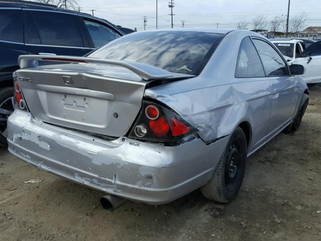 1HGEM22971L116900 - 2001 HONDA CIVIC SI SILVER photo 4