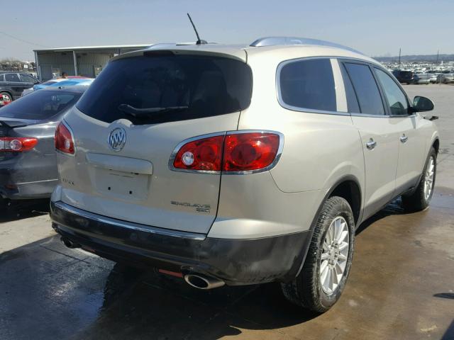 5GAKRBED7BJ332117 - 2011 BUICK ENCLAVE CX SILVER photo 4