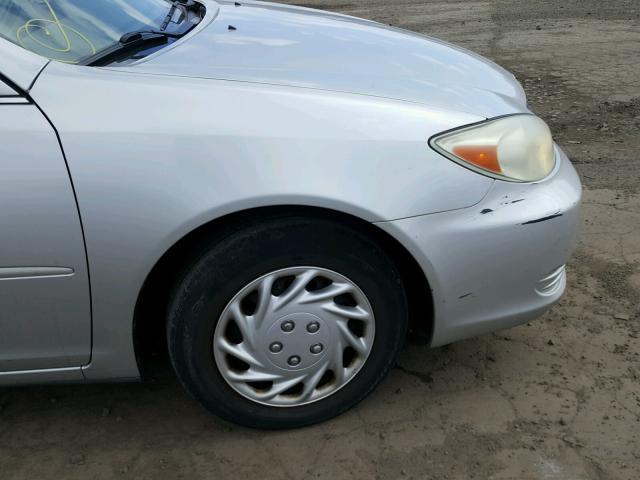 4T1BE32K13U650071 - 2003 TOYOTA CAMRY LE SILVER photo 9