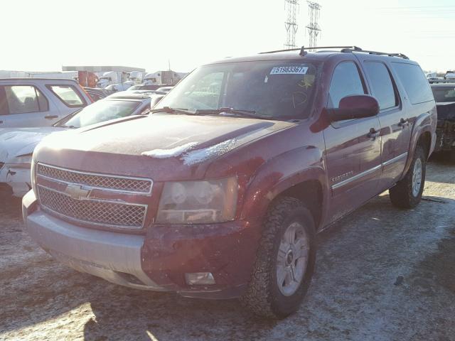 1GNSKJE33BR128783 - 2011 CHEVROLET SUBURBAN K MAROON photo 2