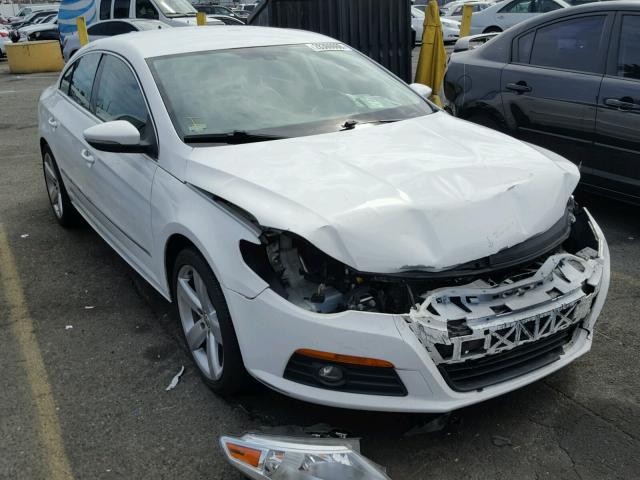 WVWHP7AN6BE728512 - 2011 VOLKSWAGEN CC LUXURY WHITE photo 1