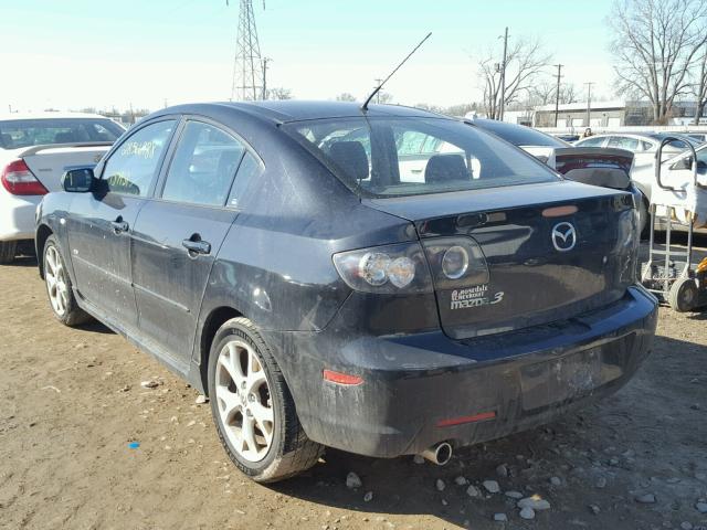 JM1BK323481177085 - 2008 MAZDA 3 S CHARCOAL photo 3