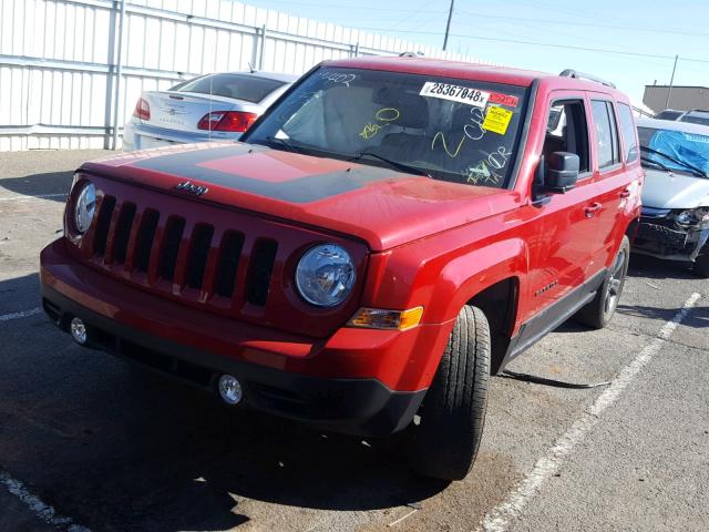 1C4NJPBA0GD711296 - 2016 JEEP PATRIOT SP MAROON photo 2