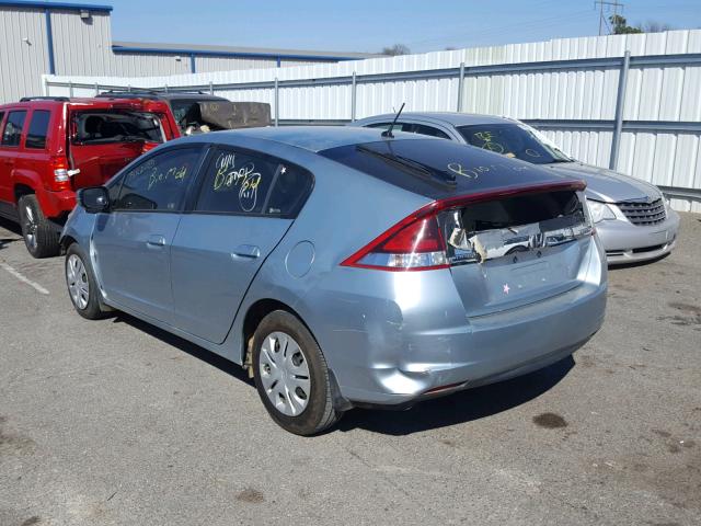 JHMZE2H58DS003516 - 2013 HONDA INSIGHT LX SILVER photo 3