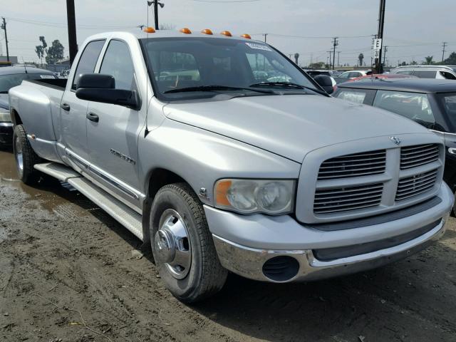 3D3MA48623G846782 - 2003 DODGE RAM 3500 S SILVER photo 1