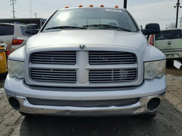 3D3MA48623G846782 - 2003 DODGE RAM 3500 S SILVER photo 9