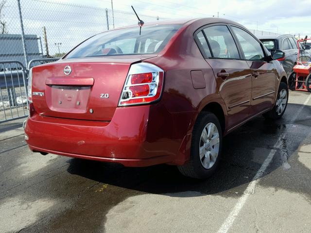 3N1AB61E57L709079 - 2007 NISSAN SENTRA 2.0 RED photo 4