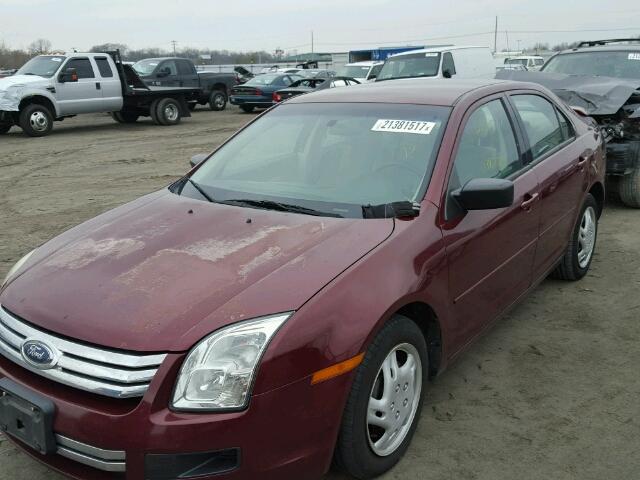 3FAFP06Z16R153352 - 2006 FORD FUSION S BURGUNDY photo 10