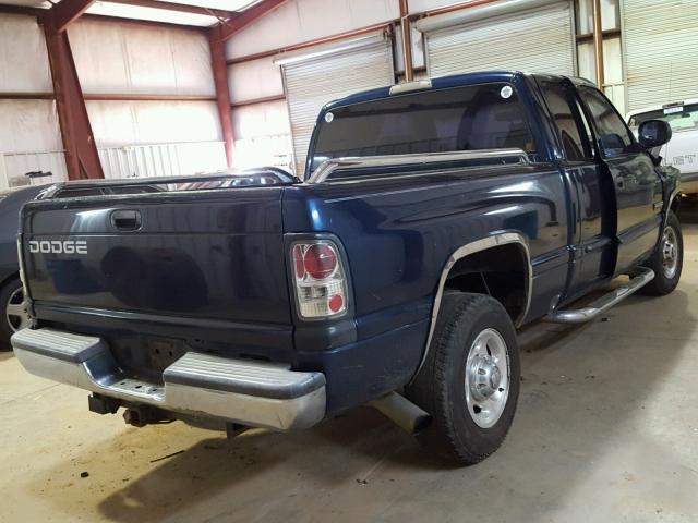 1B7KC23601J598047 - 2001 DODGE RAM 2500 BLUE photo 4