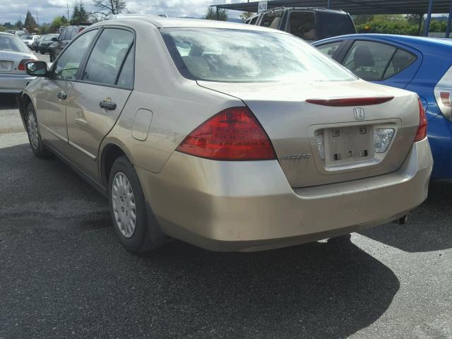 JHMCM56127C016254 - 2007 HONDA ACCORD VAL GOLD photo 3