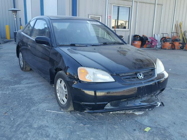 1HGEM21542L060995 - 2002 HONDA CIVIC LX BLACK photo 1