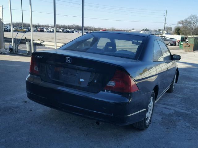 1HGEM21542L060995 - 2002 HONDA CIVIC LX BLACK photo 4