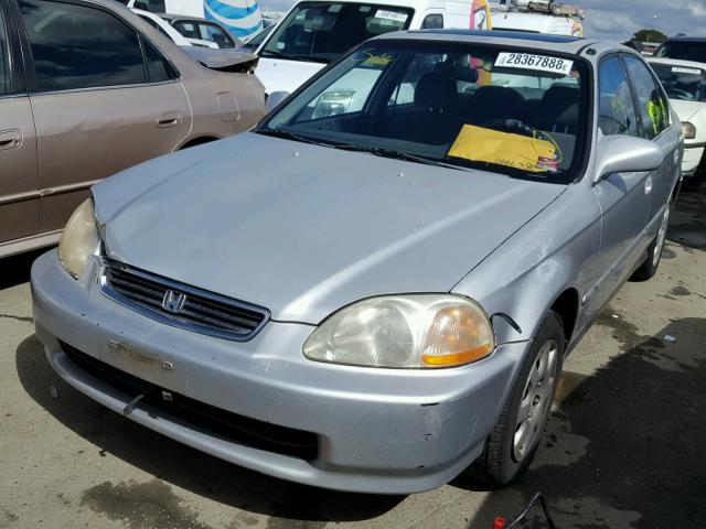 JHMEJ8648WS002697 - 1998 HONDA CIVIC EX ვერცხლისფერი ფოტო 2