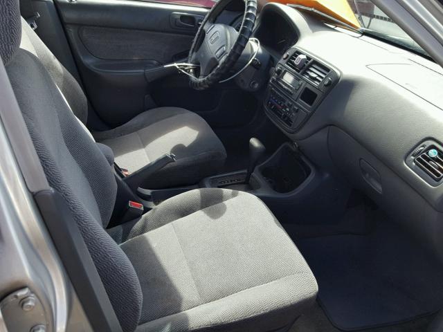 JHMEJ8648WS002697 - 1998 HONDA CIVIC EX ვერცხლისფერი ფოტო 5