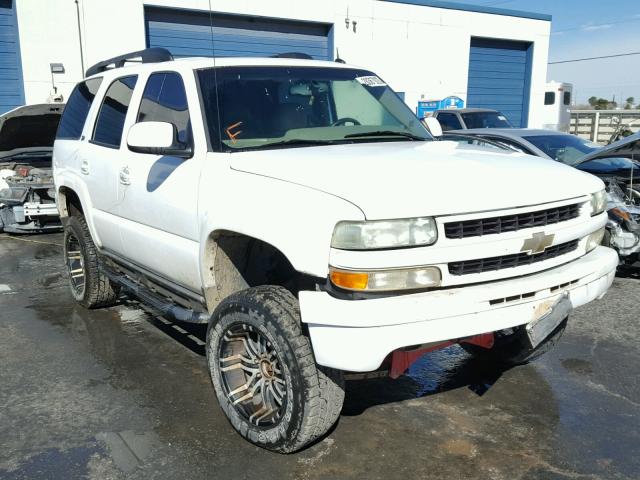 1GNEK13Z64R315751 - 2004 CHEVROLET TAHOE K150 WHITE photo 1