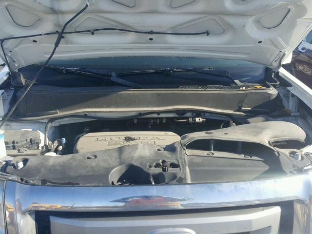 5FNYF3H52BB048378 - 2011 HONDA PILOT EXL WHITE photo 7