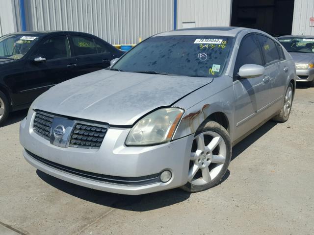 1N4BA41E14C839026 - 2004 NISSAN MAXIMA SE SILVER photo 2