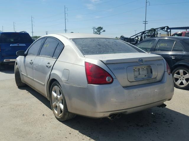 1N4BA41E14C839026 - 2004 NISSAN MAXIMA SE SILVER photo 3