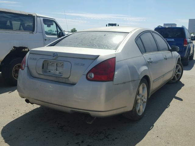 1N4BA41E14C839026 - 2004 NISSAN MAXIMA SE SILVER photo 4