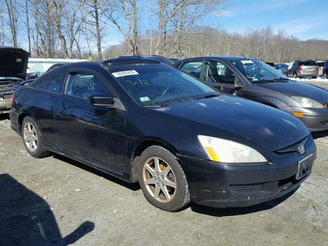 1HGCM82643A015974 - 2003 HONDA ACCORD EX BLACK photo 1