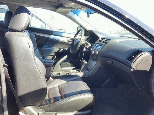 1HGCM82643A015974 - 2003 HONDA ACCORD EX BLACK photo 5