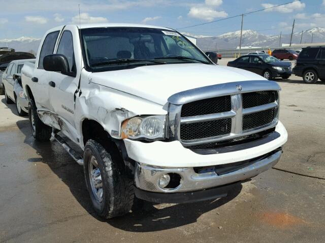 1D7KU28D24J232847 - 2004 DODGE RAM 2500 S WHITE photo 1