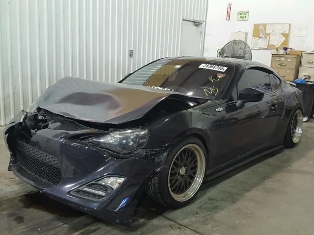 JF1ZNAA13F9712339 - 2015 TOYOTA SCION FR-S BLACK photo 2