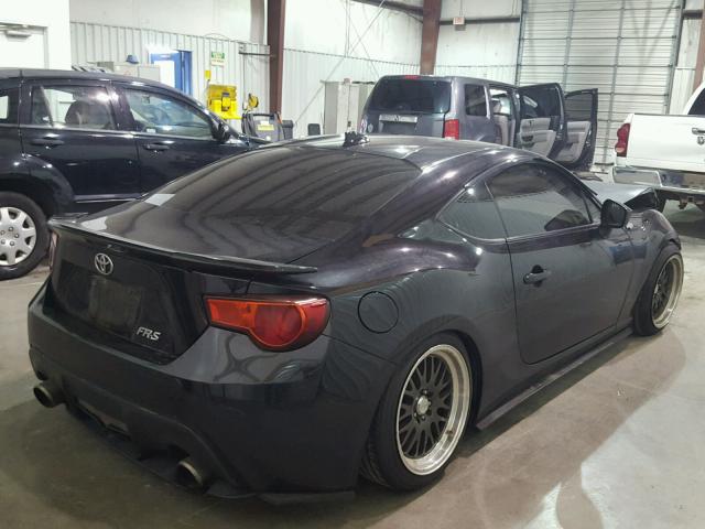 JF1ZNAA13F9712339 - 2015 TOYOTA SCION FR-S შავი ფოტო 4