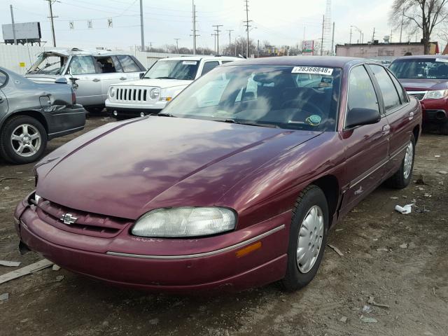 2G1WL52M0W9106647 - 1998 CHEVROLET LUMINA BAS MAROON photo 2